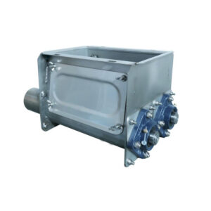 CAJETIN DOBLE EJE 75 MM (INOX)